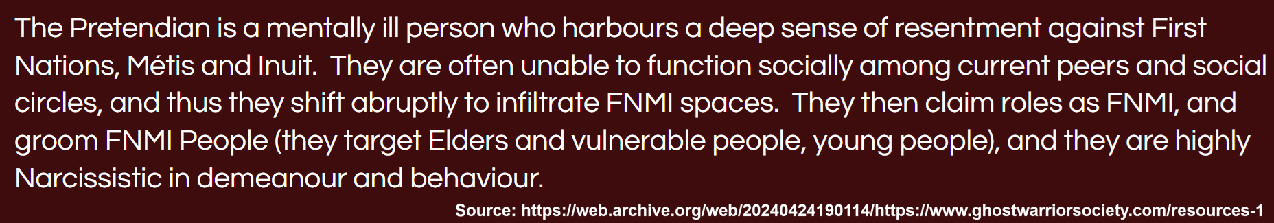 Example of blog post using mental health language.